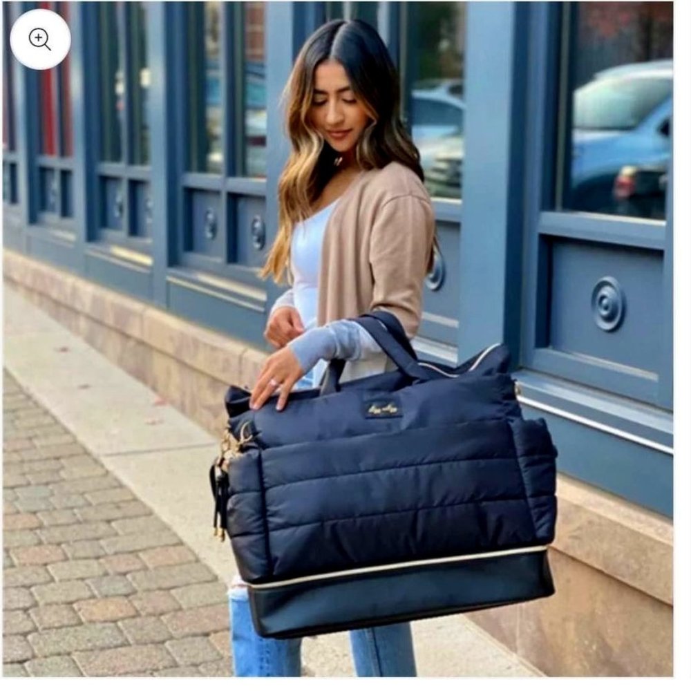 Itzy Ritzy Dream Weekender Travel Bag - Lightweight Overnight & Hospital Bag